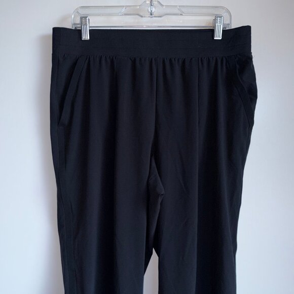 T by TALBOTS Lightweight Crop Pants Size Petite Large Black - Picture 2 of 11